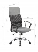 Fotel obrotowy biurowy krzesło biurowe GoodHome