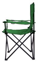 Krzesło składane kempingowe BARI - zielone