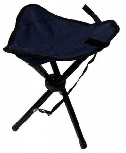Składane krzesełko - trójnóg - niebieskie