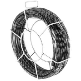 Spirala przepychacz sprężyna do rur hydrauliczna 5 x 2.3 m śr. 16 mm ZESTAW