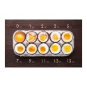 Jajowar urządzenie do gotowania 8 jajek 2600W 30 - 110C + 4x podstawka do jajek