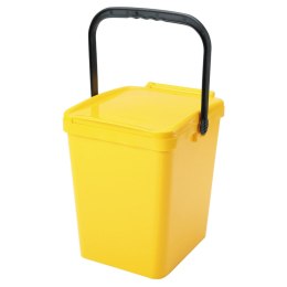 Kosz pojemnik do segregacji sortowania śmieci i odpadków - żółty Urba 21L