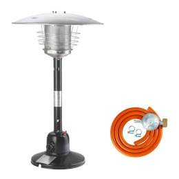 Lampa tarasowa grzejnik promiennik ciepła stołowy ETNA na gaz PB LPG wys. 80cm 5kW