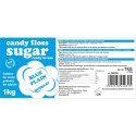 Kolorowy cukier do waty cukrowej niebieski naturalny smak waty cukrowej 1kg