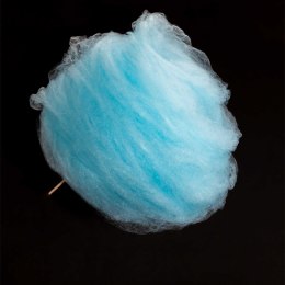 Kolorowy cukier do waty cukrowej niebieski o smaku gumy balonowej 1kg