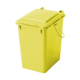 Kosz pojemnik do segregacji sortowania śmieci i odpadków - żółty 10L