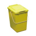 Kosz pojemnik do segregacji sortowania śmieci i odpadków - żółty 10L
