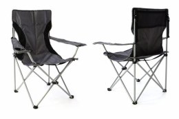 Zestaw 2x składane krzesło wędkarskie - szare