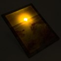Podświetlany obraz - Zachód słońca, 1 LED, 30 x 40 cm