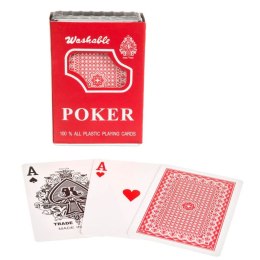 Karty do pokera 100% plastikowe - 1 szt