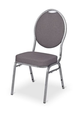 Metalowe krzesło kongresowe MONZA DELUXE - szare