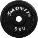 Zestaw 4 obciążników MOVIT - 1,0 kg, żeliwny