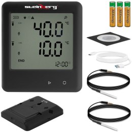 Rejestrator temperatury termometr zakres -200 do 250C Mikro USB LCD IP54