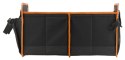 Organizer podwójny - 54 x 34 cm, czarno-pomarańczowy