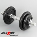 MAXXIVA Zestaw hantli żeliwnych, 2 x 10 kg