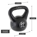 MAXXIVA Kettlebell, czarny, 20 kg