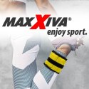 MAXXIVA Mankiety obciążające, 2 x 0,5 kg, żółte