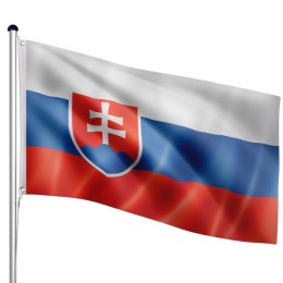 FLAGMASTER Maszt z flagą flaga Słowacji, 650 cm