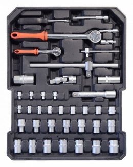Zestaw narzędzi w praktycznej walizce - 186 części
