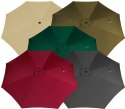 STILISTA Parasol Market Ø 3 m, 180 g/m2, antracyt + pokrowie