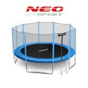 Trampolina ogrodowa 15ft/465cm z siatką zewnętrzną i drabinką Neo-Sport