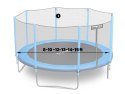Słupek górny do trampoliny z siatką zewnętrzną 8-15 ft niebieski Neo-Sport