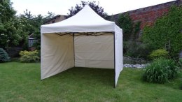 Namiot ogrodowy DELUXE nożycowy + ściany boczne - 3 x 3 m kr