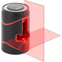 Poziomica laserowa laser krzyżowy samopoziomujący z pokrowcem 30 m czerwony