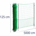 Siatka elektryzująca ogrodzenie ochronne hodowlane dla kur drobiu 1,25 x 50 m