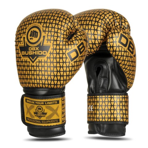 Rękawice bokserskie sparingowe B-2v23 10 ozRękawice bokserskie sparingowe GOLD Złote | DBX BUSHIDO 10 oz