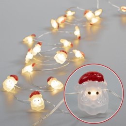 Dekoracja świąteczna świetlna, 20 diod LED, ciepła biel, 3 s