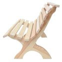 Drewniana ławka RETRO - NATURAL
