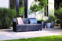 CLAIRE 3 SEATERS SOFA - grafitowy