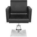 Fotel fryzjerski barberski kosmetyczny z podnóżkiem Physa BEDFORD - czarny