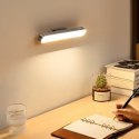 Magnetyczna lampka nocna LED lampa pod szafkę do domu kuchni pokoju szary