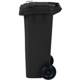 Pojemnik kosz kubeł na odpady śmieci EUROPLAST 80L czarny