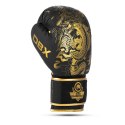 Rękawice bokserskie sparingowe "Gold Dragon" 8ozRękawice bokserskie sparingowe Czarno Złote GOLD DRAGON | DBX BUSHIDO 8oz