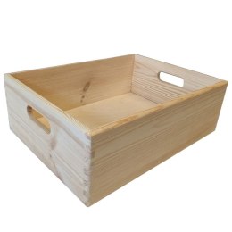 Drewniane uniwersalne pudełko, 40 x 30 x 13 cm