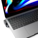 Podstawka wielofunkcyjny HUB do MacBook Pro USB-C USB 3.0 RJ45 HDMI Thunderbolt szary