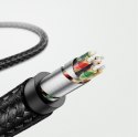 Kabel przewód audio AUX do iPhone MFI Lightning - 3.5 mmmini jack 1m szary