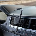 Samochodowy uchwyt magnetyczny do telefonu na kokpit i kratkę wentylacji czarny