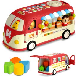 Zabawka edukacyjna Autobus RK-741 Ricokids czerwony