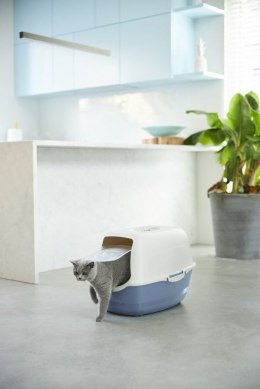 ECO BAILEY toaleta dla kota, niebieska