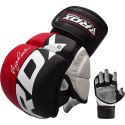 RDX REX T6 - RĘKAWICE DO MMA SPARINGOWE CZERWONE SRękawice sparingowe do MMA - grube i bezpieczne RDX REX T6 czerwone S