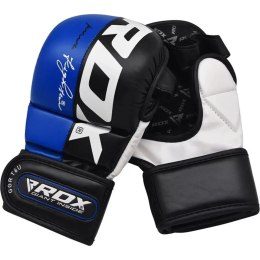 RDX REX T6 - RĘKAWICE DO MMA SPARINGOWE NIEBIESKIE MRękawice sparingowe do MMA - grube i bezpieczne RDX REX T6 niebieskie