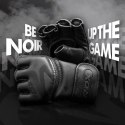 T15 Noir Black - RĘKAWICE DO MMA CZANE - MRękawice do MMA Grapplingowe płaskie, RDX T15 Noir Black Czarne - M