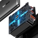 Ładowarka sieciowa GaN Cube Pro 65W 2x USB-C USB-A czarna