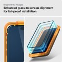 Szkło hartowane ALM Glass FC na iPhone 15 Pro Max czarne - ZESTAW 2 szt.