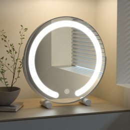 Ireda LED lustro stołowe z dotykowym sterowaniem, 30x30cm