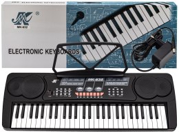 Keyboard Organy 54 Klawisze Zasilacz Mikrofon MK-632 Przecena 4